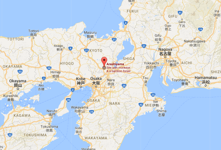 arashimaya map